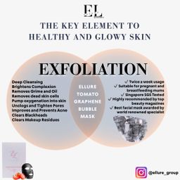 🔥𝐇𝐈𝐆𝐇𝐋𝐘 𝐑𝐀𝐕𝐄𝐃!!🔥 🍅𝐄𝐋𝐋𝐔𝐑𝐄 𝐓𝐎𝐌𝐀𝐓𝐎 𝐃𝐄𝐄𝐏 𝐂𝐋𝐄𝐀𝐍𝐒𝐈𝐍𝐆 𝐆𝐑𝐀𝐏𝐇𝐄𝐍𝐄 𝐁𝐔𝐁𝐁𝐋𝐄 𝐌𝐀𝐒𝐊🍅 - EXFOLIATING MASK