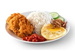 Nasi Lemak McD + 1pcs Ayam Goreng McD Regular