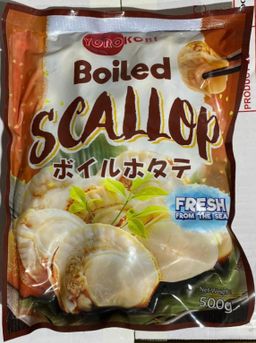 水煮扇贝 Boiled Scallop -$10.30/1包/500g