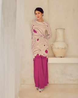  ZENA  KURUNG - BURGUNDY