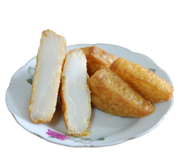 *Tau Por w Fish Paste* 豆卜酿鱼肉