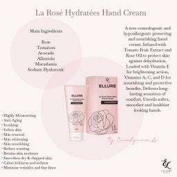 🔥𝐁𝐔𝐘 𝟐 PROMO🔥 𝕃𝕀𝕄𝕀𝕋𝔼𝔻 𝔼𝔻𝕀𝕋𝕀𝕆ℕ | ELLURE La Rosé Hydratées Hand Cream | WHILE STOCK LAST!