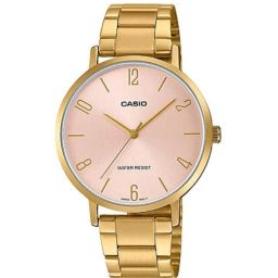 Casio LTP-VT01G-4BUDF GOLD STAINLESS STEEL STRAP WOMEN'S WATCH