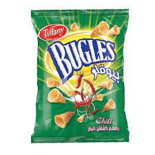 Tiffany Chips Bugles Chilli 145Gm