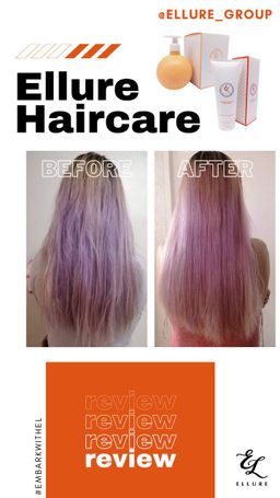 🍅ELLURE LUXURIANT TOMATO HAIR CONDITIONER / SHAMPOO🍅