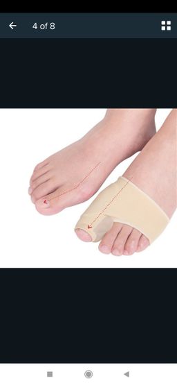 Bande silicone Siparteur d'orteil 