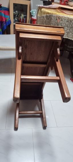 Teak wood bench - 传统木凳