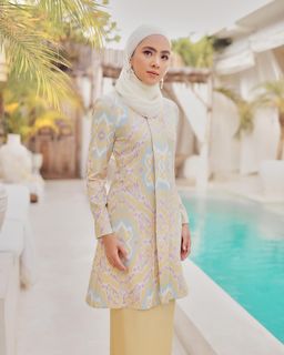 YADINA KEBAYA - MUSTARD YELLOW
