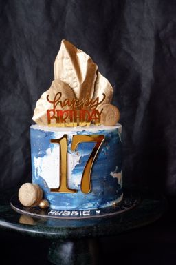 ABSTRACT CAKE PAINTING