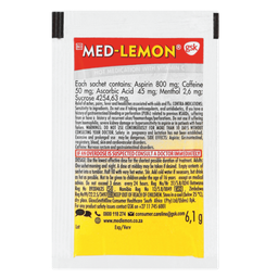 Med lemon sachet 