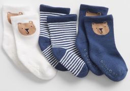 Baby socks 3 pack blue