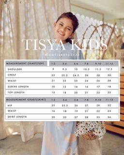 TISYA LACE KURUNG (KIDS) - BABY BLUE 