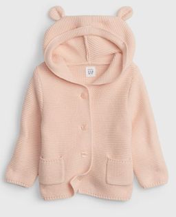 Baby Bear Sweater Blush Pink