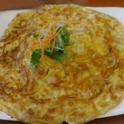 Fried Onion Omelette 大葱煎蛋