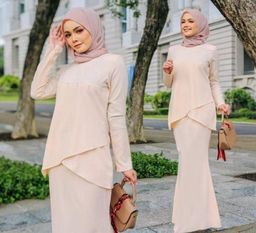 Kurung Maisarah Cream