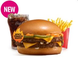 Spicy Double Cheese McValue Meal