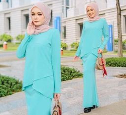 Kurung Maisarah Mint Green