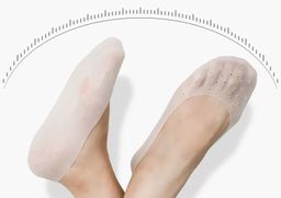 Chaussettes de pied anti-sèches, Silicone protéger les semelles talons