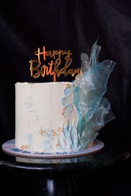 ABSTRACT CAKE PAINTING