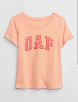 Gap Logo Tee in Powder Peach