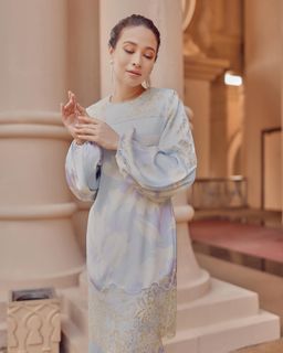 RAMONA LACE KURUNG - BABY BLUE