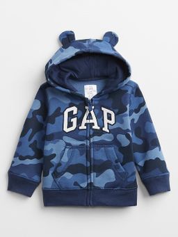 Zip Hoodie Camo Blue  