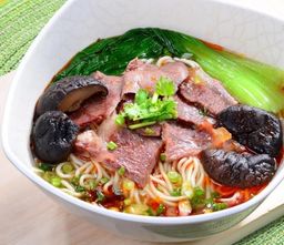 Mushroom Beef Soup Noodles