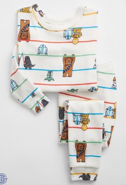 Organic Cotton Star Wars Stripe PJ Set