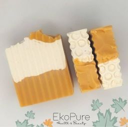 Jabón de leche de coco, zanahoria y miel