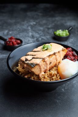 Mentaiko Salmon Rice Bowl
