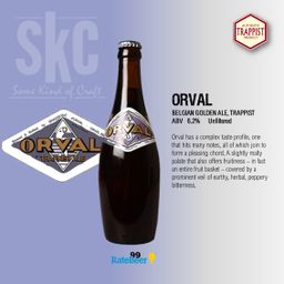 Orval (Trappiste Beer) 6.2%