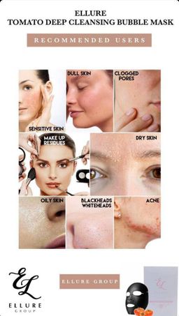 🔥𝐇𝐈𝐆𝐇𝐋𝐘 𝐑𝐀𝐕𝐄𝐃!!🔥 🍅𝐄𝐋𝐋𝐔𝐑𝐄 𝐓𝐎𝐌𝐀𝐓𝐎 𝐃𝐄𝐄𝐏 𝐂𝐋𝐄𝐀𝐍𝐒𝐈𝐍𝐆 𝐆𝐑𝐀𝐏𝐇𝐄𝐍𝐄 𝐁𝐔𝐁𝐁𝐋𝐄 𝐌𝐀𝐒𝐊🍅 - EXFOLIATING MASK