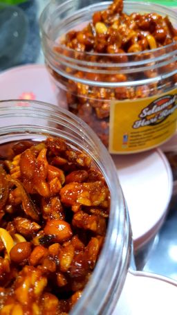 Sambal Tempe with ikan bilis