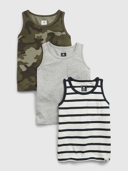 Organic Cotton Tank Top 3 pack