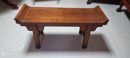 Teak wood bench - 传统木凳