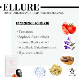 🔥𝐇𝐈𝐆𝐇𝐋𝐘 𝐑𝐀𝐕𝐄𝐃!!🔥 🍅𝐄𝐋𝐋𝐔𝐑𝐄 𝐓𝐎𝐌𝐀𝐓𝐎 𝐃𝐄𝐄𝐏 𝐂𝐋𝐄𝐀𝐍𝐒𝐈𝐍𝐆 𝐆𝐑𝐀𝐏𝐇𝐄𝐍𝐄 𝐁𝐔𝐁𝐁𝐋𝐄 𝐌𝐀𝐒𝐊🍅 - EXFOLIATING MASK