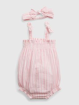 Crinkle Gauze Stripe 2 piece