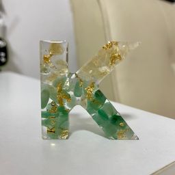 Personalised Crystal Initials with name