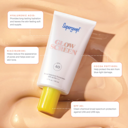 Supergoop! Glowscreen Sunscreen SPF 40 PA+++ with Hyaluronic Acid + Niacinamide