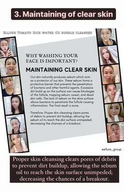 Ellure Tomato Rice Water O₂ Bubble Cleanser 