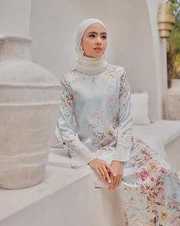 DEDIOR KURUNG - BABY BLUE