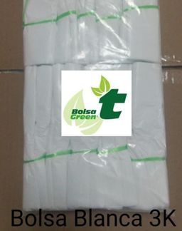 Paquete de Bolsas Blancas 3K Green T