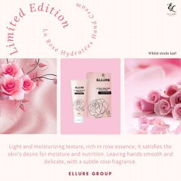 🔥𝐁𝐔𝐘 𝟐 PROMO🔥 𝕃𝕀𝕄𝕀𝕋𝔼𝔻 𝔼𝔻𝕀𝕋𝕀𝕆ℕ | ELLURE La Rosé Hydratées Hand Cream | WHILE STOCK LAST!