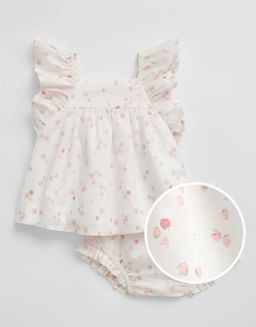 Strawberry Flutter Two Piece