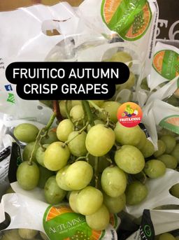 AUS FRUITICO PREMIUM AUTUMN CRISP GRAPES (1kg)