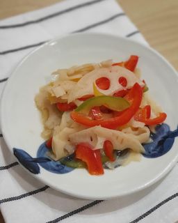 Lotus root salad 연근초절임  