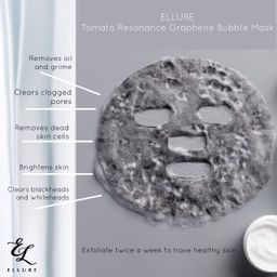 🔥𝐇𝐈𝐆𝐇𝐋𝐘 𝐑𝐀𝐕𝐄𝐃!!🔥 🍅𝐄𝐋𝐋𝐔𝐑𝐄 𝐓𝐎𝐌𝐀𝐓𝐎 𝐃𝐄𝐄𝐏 𝐂𝐋𝐄𝐀𝐍𝐒𝐈𝐍𝐆 𝐆𝐑𝐀𝐏𝐇𝐄𝐍𝐄 𝐁𝐔𝐁𝐁𝐋𝐄 𝐌𝐀𝐒𝐊🍅 - EXFOLIATING MASK