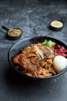 Garlic Herb Chicken Rice Bowl