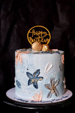 ABSTRACT CAKE PAINTING