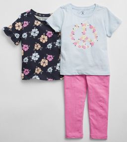 BabyGap 3 piece outfit Peace